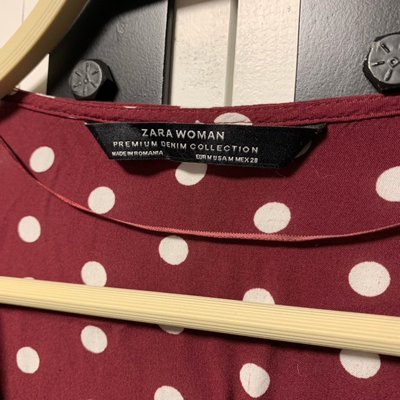 Polka Dot Zara Wrap Top - Picture 2 of 2